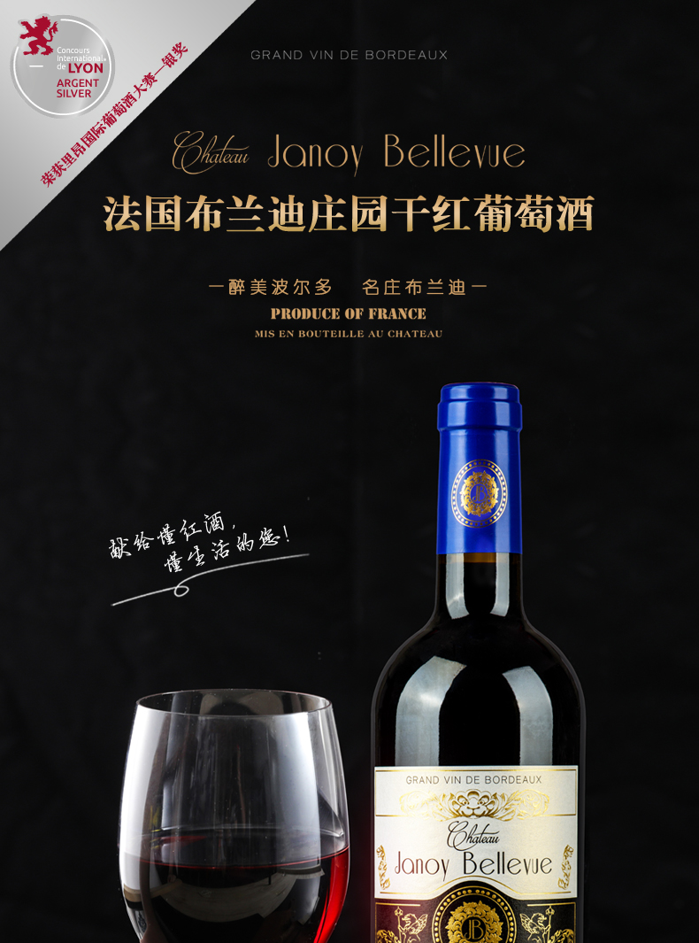 布兰迪庄园2024干红葡萄酒