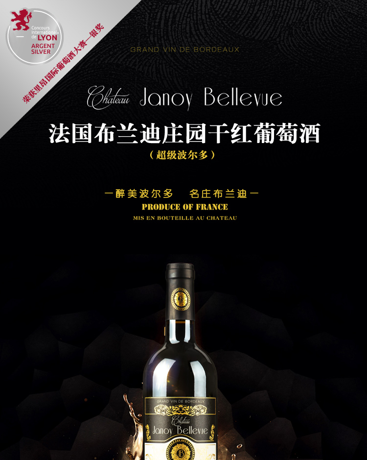布兰迪庄园2023超波干红葡萄酒