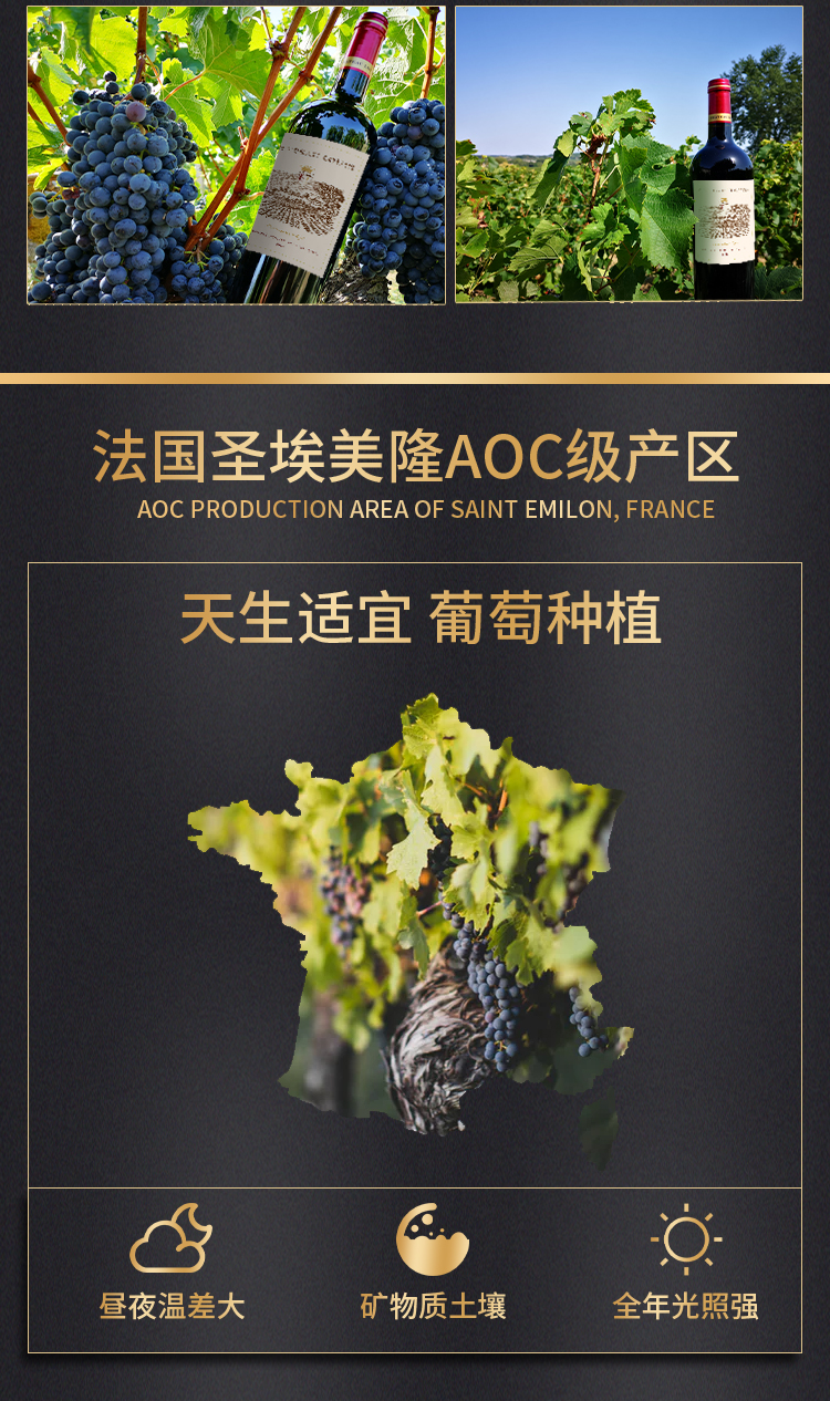 路易庄园2022古堡窖藏干红葡萄酒