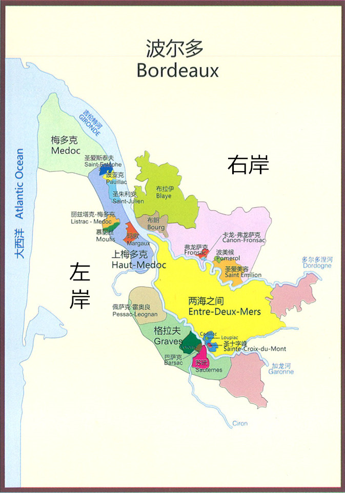都在喝波尔多，但你知道“左岸”和“右岸”的区别吗？